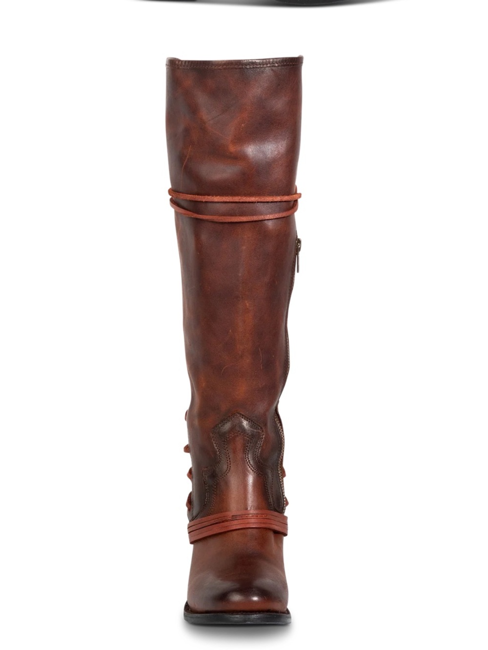 Freebird Coal Talk Leather Boots in Cognac - Picture 4 of 15